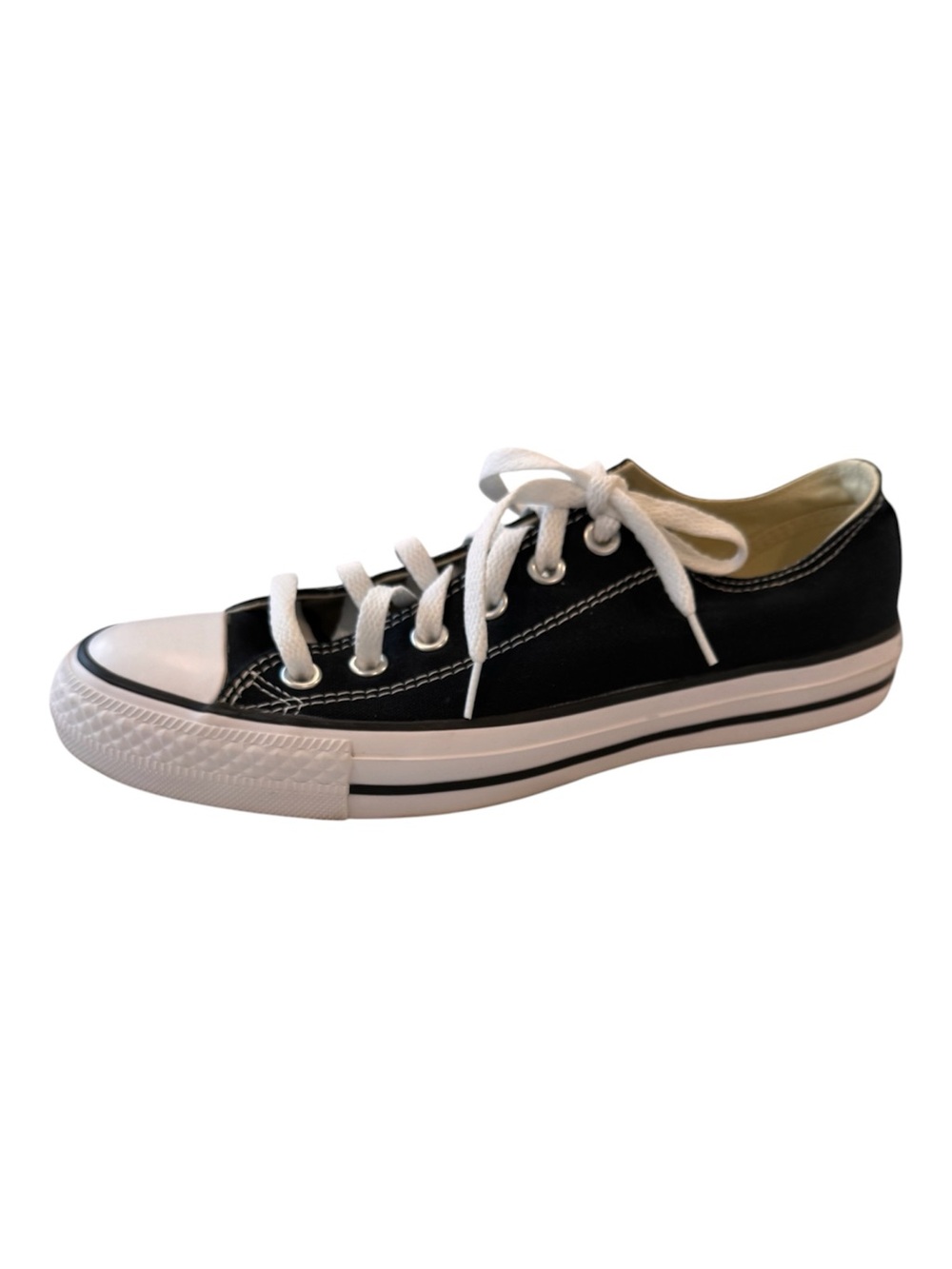 Converse Chuck Taylor All Star Black Classic Low-Top Sneakers - Picture 4 of 8
